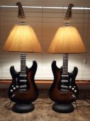 Dr. FrankenGroover Guitar Lamp Sunburst Strat Set